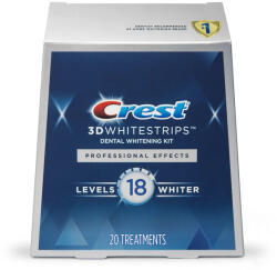  Crest 3D White Whitestrips Professional Effects fogfehérítő csíkok, teljes kezelés 20 nap (40 csík)