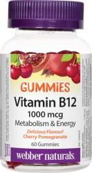 Webber Naturals Vitamin B12 Gummies, 1000 mcg, 60 tablete, Webber Naturals