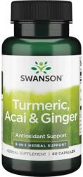 Swanson Turmeric, Acai & Ginger, 60 capsule, Swanson