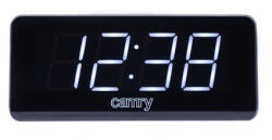 Camry Premium CR 1156 napelemes rádiós vezérlésű óra Digitális ébresztőóra Fekete, Szürke (CR 1156)