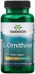 Swanson L-Ornithine, 500 mg, 60 capsule vegetale, Swanson