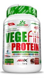 Amix Nutrition GreenDay Vegefiit Protein, ciocolată dublă, 720 g, Amix