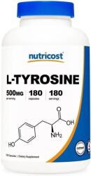 Nutricost L-Tyrosine, 500 mg, 180 capsule, Nutricost