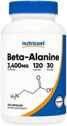 Nutricost Beta-Alanine, 3400 mg, 120 capsule, Nutricost