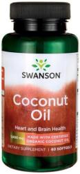 Swanson Coconut Oil, 1000 mg, 60 capsule moi, Swanson