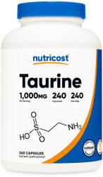 Nutricost Taurine, 1000 mg, 240 capsule, Nutricost