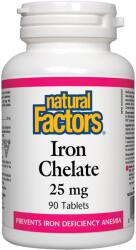 Natural Factors Iron Chelate, 25 mg, 90 tablete, Natural Factors