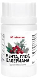 Aro Life Mentă, păducel și valeriană, 60 tablete, Aro Life