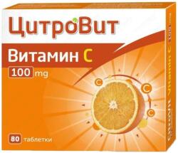 Teva CitroVit Vitamina C, 100 mg, 80 tablete, Teva