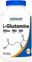 Nutricost L-Glutamine, 800 mg, 180 capsule, Nutricost
