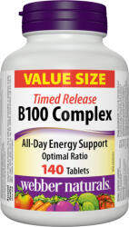 Webber Naturals Vitamin B100 Complex, 140 tablete, Webber Naturals