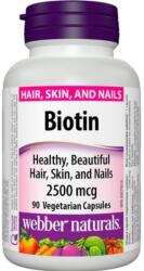 Webber Naturals Biotin, 2500 mcg, 90 capsule, Webber Naturals