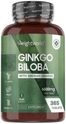 WeightWorld Ginkgo Biloba with Siberian Ginseng, 365 tablete, Weight World