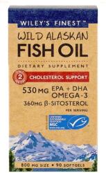 Wiley's Finest Ulei de pește cu Omega-3 pentru menținerea colesterolului, 90 capsule, Wiley's Finest