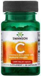 Swanson Vitamin C with Rose Hips, 1000 mg, 30 capsule, Swanson