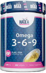 Haya Labs Omega 3-6-9, 1200 mg, 200 capsule, Haya Labs