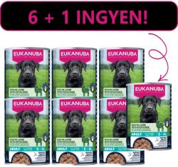 EUKANUBA EUKANUBA Nedves eledel felnőtt kutyáknak, bárányhússal és burgonyával 6x400g + 400g ingyen