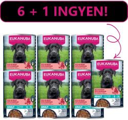 EUKANUBA EUKANUBA Nedves eledel felnőtt kutyáknak, marhahússal és sütőtökkel 6x400g + 400g ingyen
