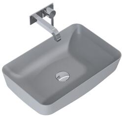 Elita Nomia pultra ültethető mosdó, matt szürke 145087 (145087)