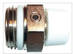  BRH légtelenítő, kézi, manuális forgatható gombbal teflon gyűrűvel 1/2