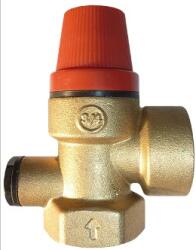  BRH biztonsági szelep óracsatlakozós 1/2"BM-1/2"BM-1/4"BM 2.5bar