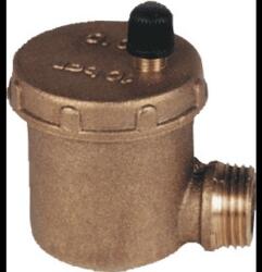  BRH automata légtelenítő, nikkelezett, sarok, 1/2