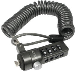 LogiLink NBS004 kábelzár Fekete 1, 8 M (NBS004)