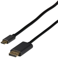 EFB Elektronik EBUSBC-DP14K. 2 video átalakító kábel 2 M USB C-típus DisplayPort Fekete (EBUSBC-DP14K.2)