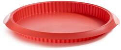 Lékué Quiche forma 28 cm, piros, szilikon, Lékué (LKE887987)