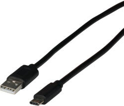 EFB Elektronik EBUSBC-USB20AK. 1 USB kábel USB 2.0 1 M USB C USB A Fekete (EBUSBC-USB20AK.1)