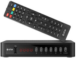 eSTAR T2 618 UHD beltéri egység TV-hez (set-top box) Földfelszíni Full HD Fekete (T2 618 UHD)