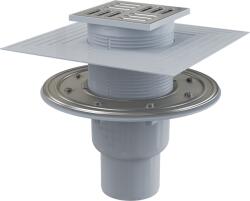 Alcadrain padlóösszefolyó 105×105/50/75 mm függőleges, kombinált Smart bűzzár (ALCA-APV2324)