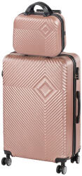 Leziter Set de valize cu roți TraveLux Pro VIII, culoare roz-auriu (LTRPBS-VIII-RG) Valiza