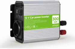 Gembird EG-PWC300-01 áramátalakító és inverter Automatikus 300 W Szürke (EG-PWC300-01)