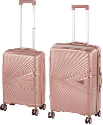 Leziter TraveLux Endure II set valiză rulantă aur roz (LTREBS-II-RG) Valiza