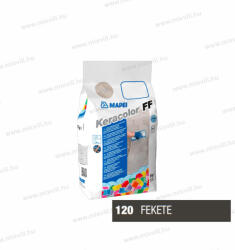 Mapei Keracolor FF Flex 2kg 120 (fekete) cementkötésű fugázóhabarcs 6mm fugaszélességig 5N12028AU (5N12028AU)