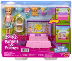 Mattel Set de joaca cu papusa Barbie, Family&Friends, Club Chelsea, Tea Party Picnic, JJB40 Papusa Barbie