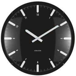 Karlsson ceas de perete Realista Dome 35 cm 99KK-ZEU07F_99X (KA6086BK)