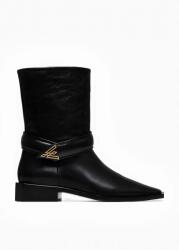 Vanda Novak cizme de piele ZOEY DEEP BLACK 9BYA-OBD4AJ_99X (ZOEY.DEEP.BLACK)