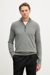 BOSS Orange gyapjúkeverék pulóver Kanobix_S - szürke M