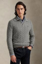 Ralph Lauren gyapjú pulóver - szürke L