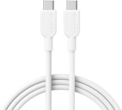 Anker A81D6H21 USB-C apa - USB-C apa Adat és töltőkábel 1.8m - Fehér (A81D6H21) (A81D6H21)