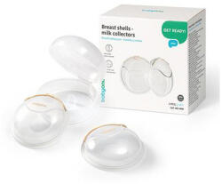 BabyOno Anyatejgyűjtő Kagyló 2db - Kényelmes Tejgyűjtés Szoptatás Közben, Szivárgás Ellen és Higiénikus Használatra