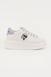 KARL LAGERFELD bőr sportcipő ANAKAPRI - fehér Női 38 - answear - 52 830 Ft