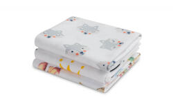  Sen vízhatlan, mintás pelenkázó alátét 50x60 cm 3 db-os - lányos