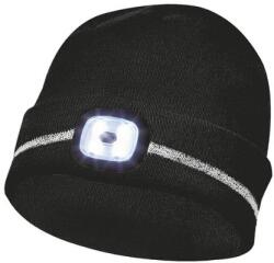  JKH Sapka LED világítással fényvisszaverő csíkkal fekete (6700457)