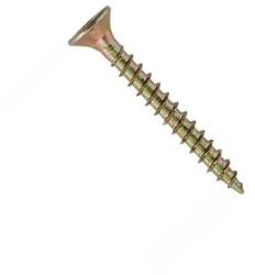  Csavarda süllyesztettfejű faforgácslap csavar, sárgahorganyzott 4x40 (10001040004000005000)