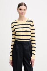 Tommy Hilfiger pamut pulóver - sárga XL - answear - 61 990 Ft