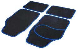 Carguard Set Covorase Universale din Textil Auto - 64 x 44 cm / 44 x 29 cm - Negru, Albastru (55834A)