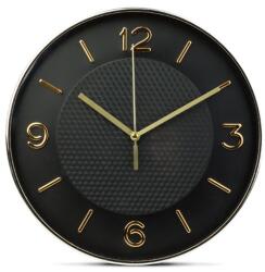 Family Ceas de perete - 25 cm - plastic, sticlă - 1 x AA - negru (57336B)